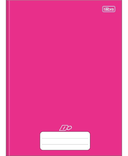  Tilibra D+ Universitario Brochura 48 folhas  pautadas unidade x 1 20cm x 27.5cm cor rosa