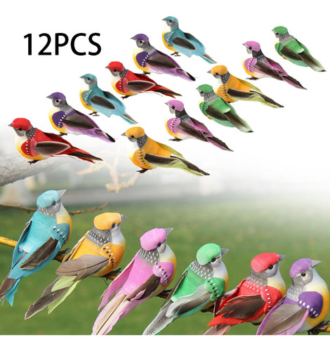 Figuras De Pájaros Artificiales Para Jardín, Decoración