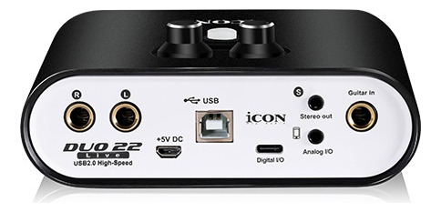 Interface De Áudio Icon Duo 22 Live 2 Canais