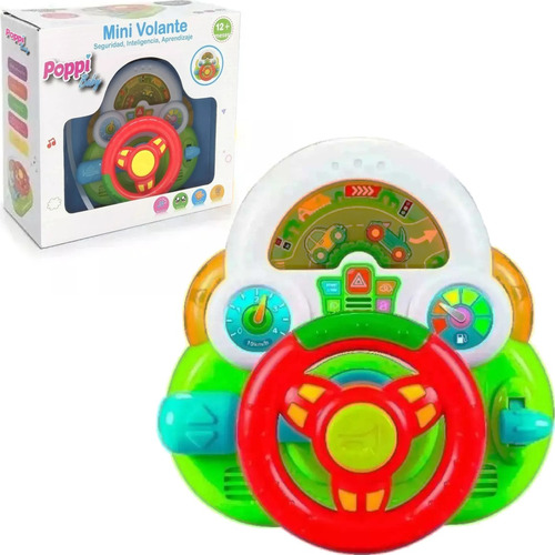 Volante Juguete Interactivo Para Bebe Con Luz Sonido