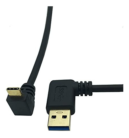 Cable Usb C A Usb Macho Corto, Usb A A C En Ángulo Recto C