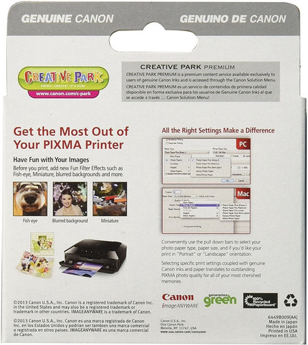 Canon Cli-251xl 3-ink Value Pack, Compatible Para Mx922, Ip8