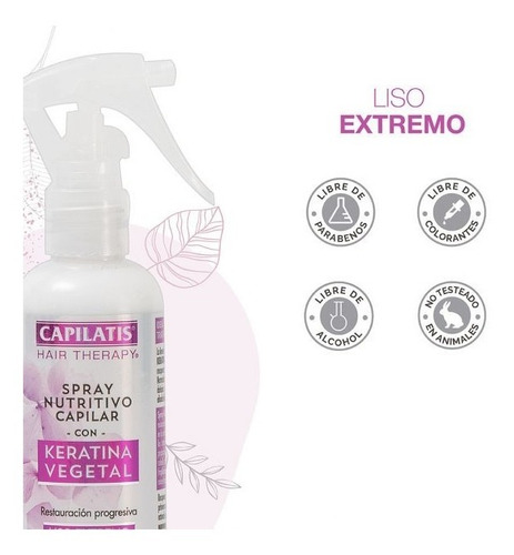 Capilatis Spray Con Keratina Hair Therapy X 100 Ml