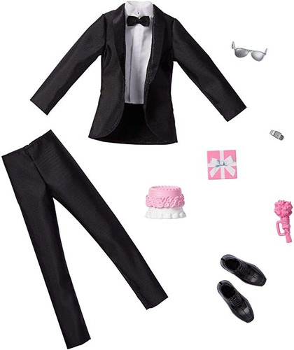 Barbie Fashion Pack: Traje De Novia Para Muñeca Ken Con Esmo