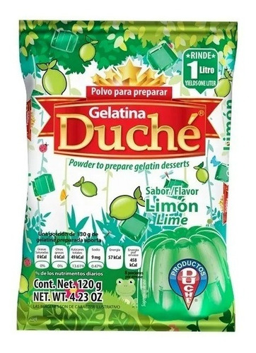 Imagen 5 de 6 de Gelatina Duché 2 Cajas (56 Piezas De 120gramos Cada Una)