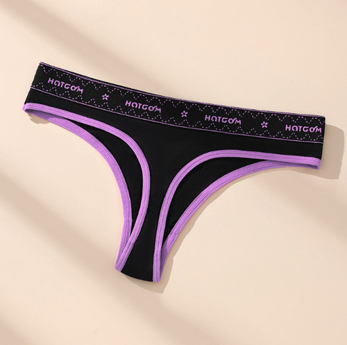 Pack De 5 Bragas Sexy Mujer 100 Algodón Deporte Panty Bikini