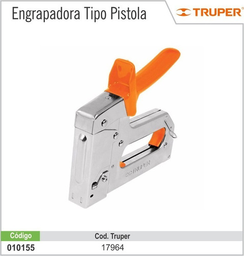 Engrapadora Y Clavadora Truper Et-50 17964 + 1000 Grapas