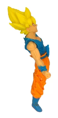 Boneco Dragon Ball Z Goku Super Sayajin 20cm Cabelo Loiro, Produto  Masculino Chocoolate Nunca Usado 72544533