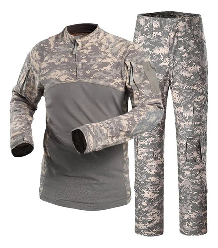 Traje Táctico De Camuflaje Con Uniforme Militar Del Ejército