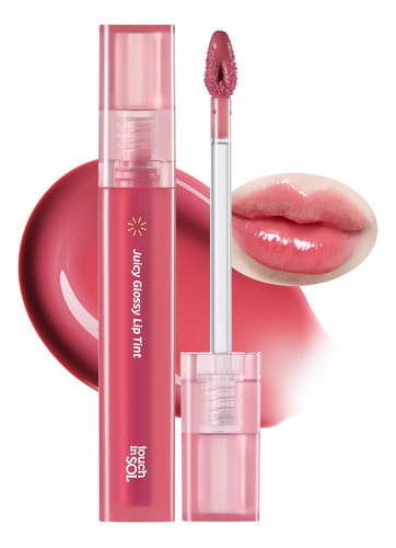 Touch In Sol Vegan Again Juicy Glossy Lip Tint - Tinte Labia