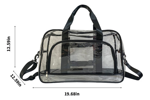 Bolsa De Viaje Corta Transparente Z, Bolsa Deportiva De Gimn