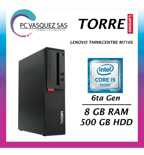 Torre Lenovo I5-6ta Generación Pc 