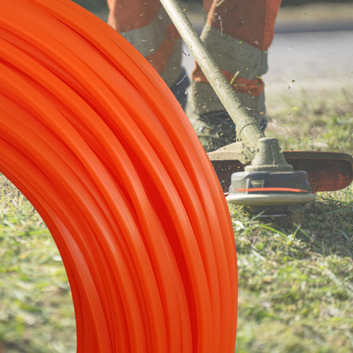 Fio De Nylon Para Roçadeira 1,6mm Quadrado Rolo Com 15m