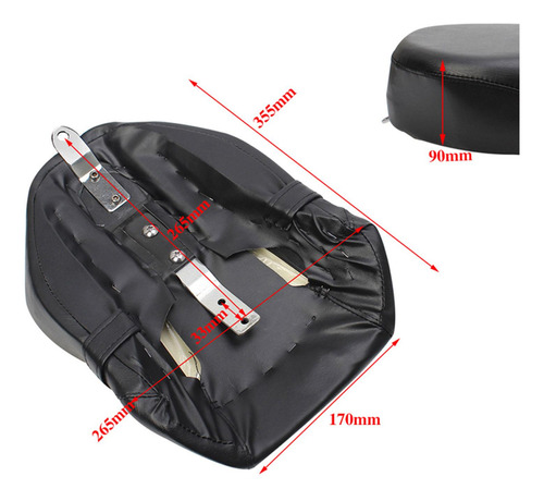 Cojín De Asiento De Trasero De Motocicleta Para Piezas De