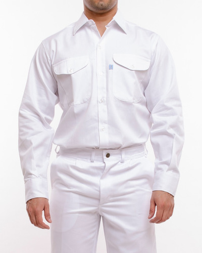 Camisa De Trabajo Ombu Blanca 56 Al 60 I3