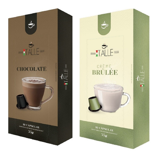 Capsula Nespresso Chocolate Creme Brulee Café Italle 20 Unid