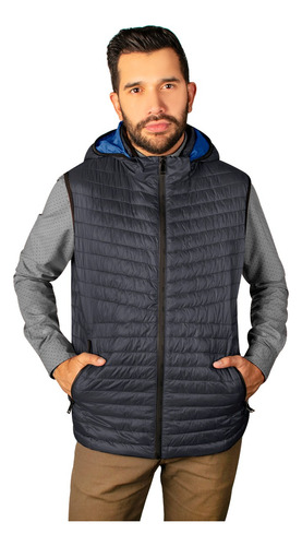 Chaleco Hombre Doble Vista Capucha Desmontable Greenlander