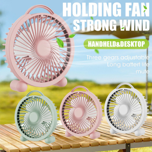 Mini Ventilador De Escritorio Portátil Pequeño Con Alta Circ