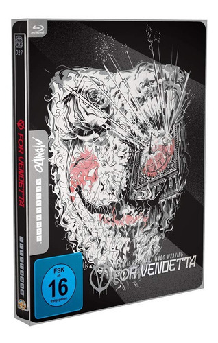 Steelbook Blu Ray V De Vingança Legendado Mondo C/ Luva