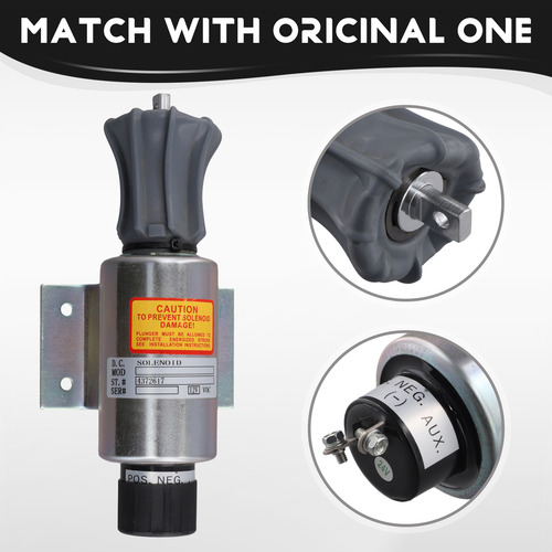 Solenoide De Corte De Combustible De 24 V 437-2617 4372617 P