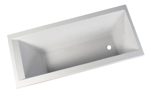 Bañera empotrada Bagnara Moderna de 1700mm x 800mm x 420mm color blanca