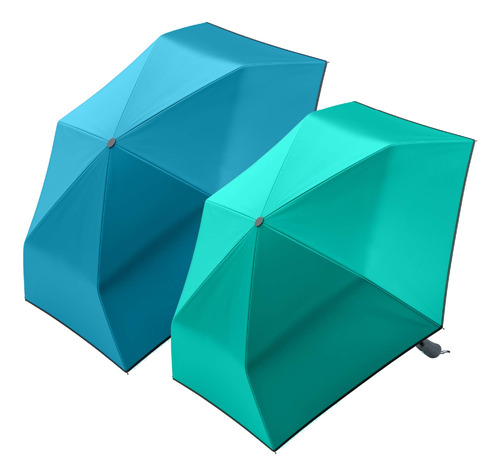 Paraguas Plegable Elegante Portátil Y Resistente Juego De 2
