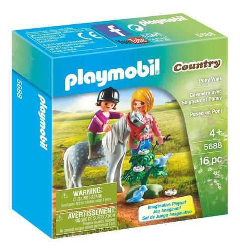 Set De Construcción Playmobil Country 5688 16 Piezas