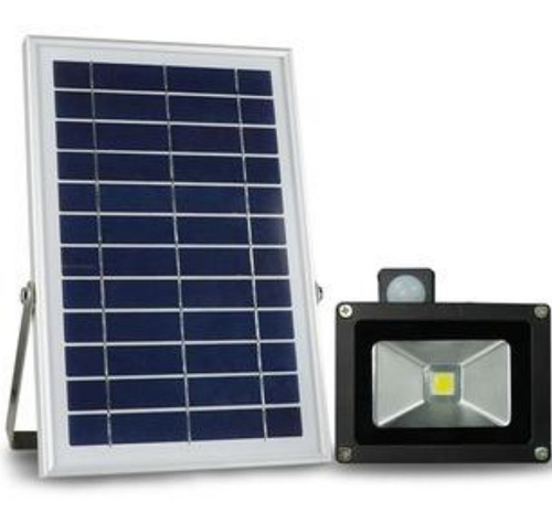 Foco Led A+ Energía Solar 10w + Panel Solar! Fotocélula