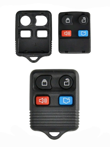 2x Carcasa Control Alarma 3 Y 4 Botones Fiesta Fusion Explor