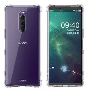 Case Funda Goma Transparente Antishock Sony Xperia 1