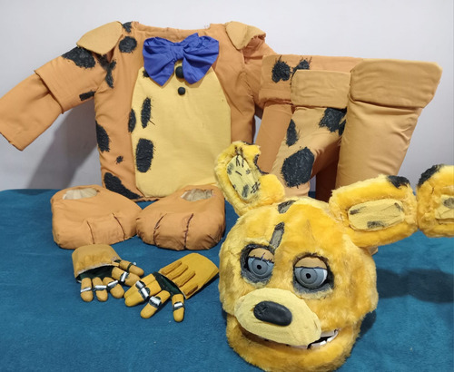 Cosplay Springbonnie Película Fnaf (leer Descripción) Amarillo Para Personas Flacas De 1,64mts De Estatura (Usado)