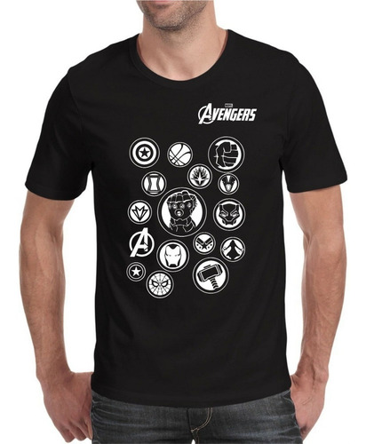 Playeras Avengers Logos Personajes Endgame Tallas 2xl Y 3 Xl