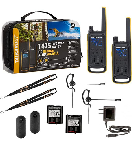 Radios Motorola Walkie Talkie 2 Vias 56 Kms Linterna Led