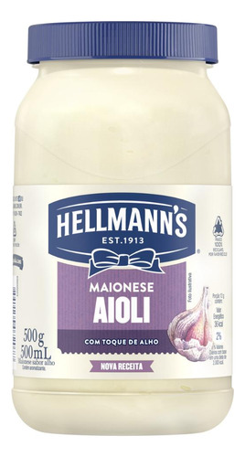 Maionese Aioli Hellmann's Pote 500g