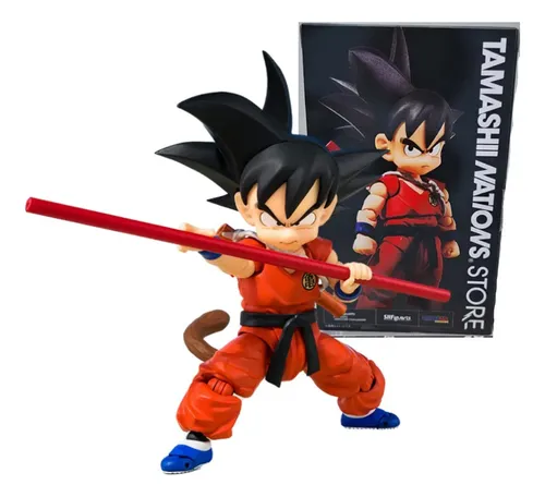 Boneco Goku Kid Dragon Ball Shf Figuarts Goku Criança Figure