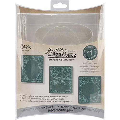 Sizzix Tim Holtz Alteraciones Colección 3 Pack De Grabación 