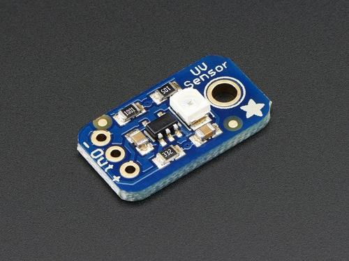Imagen 3 de 4 de Adafruit Sensor De Luz Uv Ultravioleta Analogico, Guva-s12sd