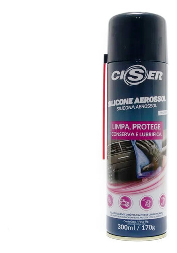 Ciser- Silicona P/ Plasticos En Spray 300ml