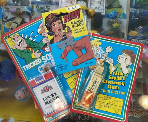 Chasco Retro Cigarrillo Chicle Gillete Set X 3