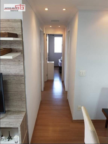 Imagem 4 de 30 de Oportunidade! Excelente Apartamento(mobiliado) De 68m² 03 Dormitórios 01 Suíte Sacada E 02 Vagas No Bairro Do Piqueri - Ap3642