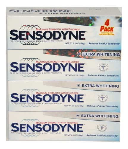 Sensodyne Máxima Fuerza Y Blanqueamiento Adicional Pero Neto