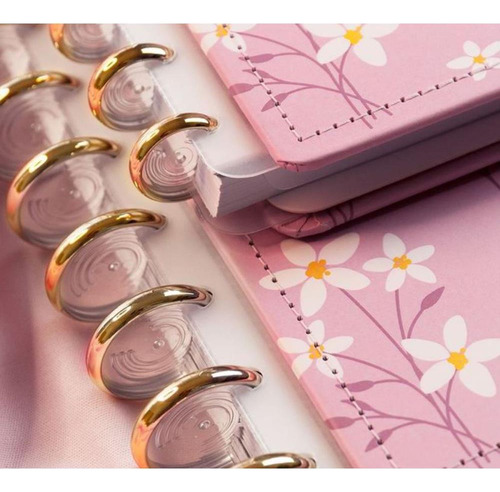 Caderno Inteligente A5 Pink Blossom By Sof 80fls