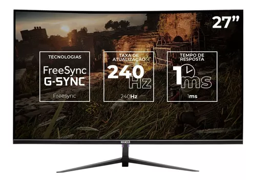 Monitor Gamer Pichau Cepheus VPRO27, 27 Pol, IPS, FHD, 1ms, 360Hz,  FreeSync, HDMI/DP, PG-CFV27-BL01