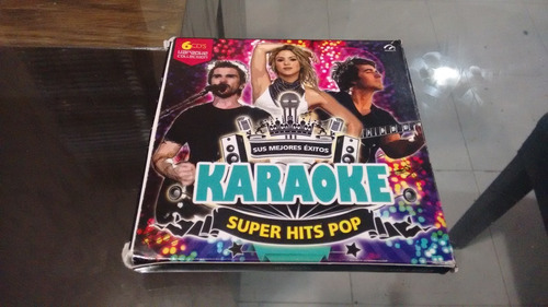 Cd Karaoke Super Hits Pop 6cds En Formato Cd