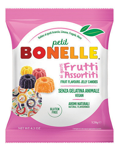 Caramelos Bonelle Petit Gomitas Sabores Frutas Surtidas
