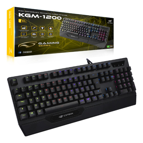 Teclado  Iluminação Luz Led Rgb Pc Gamer Mecânico Usb Pc