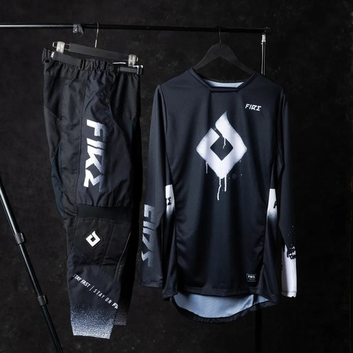 Imagen 3 de 9 de Conjunto Mx/ Motocross Fire Graffiti-allmotors Online-