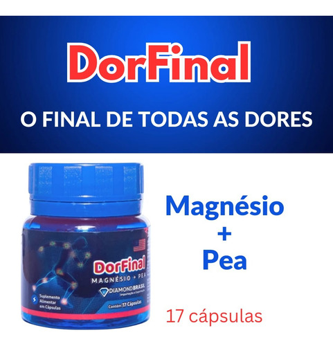 Dorfinal Pea + Colágeno T2 Articulação -17 Cápsulas Sem Sabor