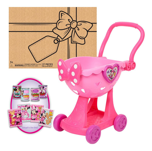 Carrito De Compras Minnies Helpers Bowtique, Juguetes Para N