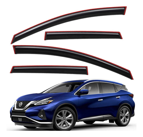 Tejas Deflectores Visores Nissan Murano 2015 2023